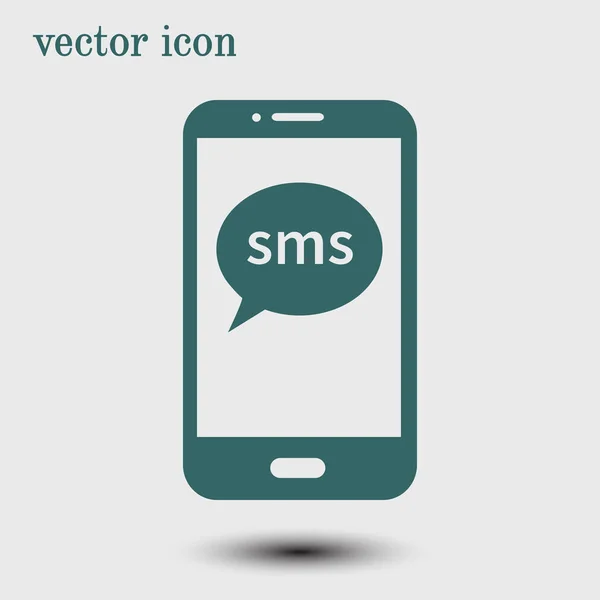 Smartphone Mail Oder Sms Symbol Zeichen Für Mobile Post — Stockvektor