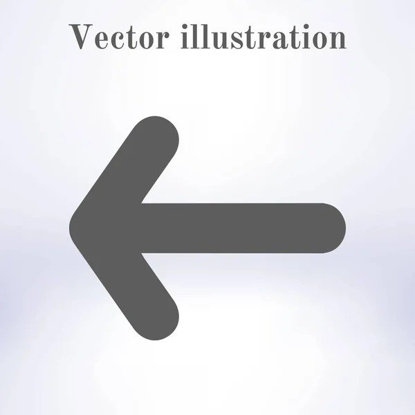 Icône Flèche Direction Pointeur Pour Navigation Terrestre — Image vectorielle