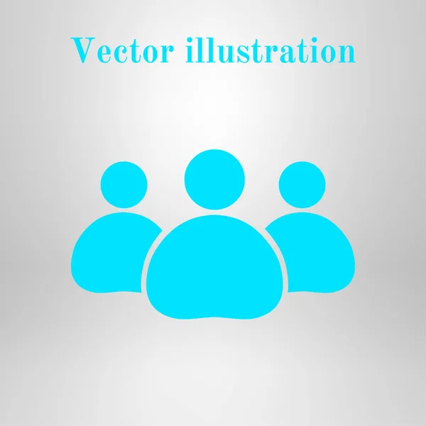 Icono Trabajo Equipo Trabajadores Oficina Equipo Empresarial — Vector de stock