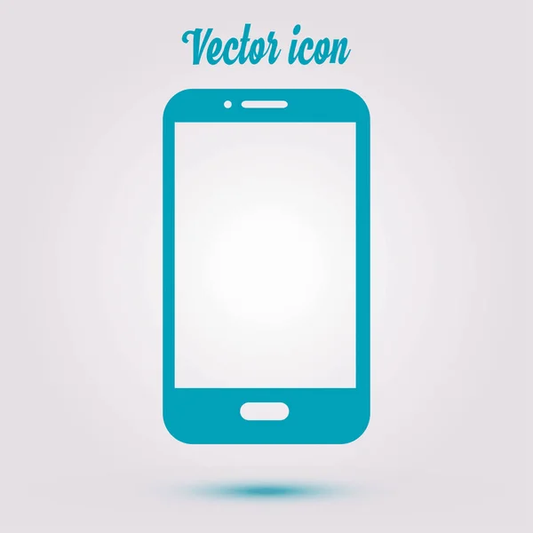 Ilustração Vetorial Ícone Smartphone Estilo Design Plano — Vetor de Stock