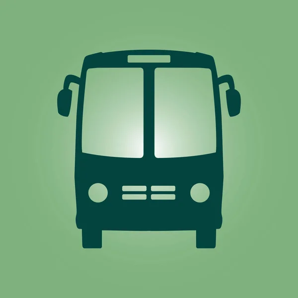 Bus Pictogram Bustrade Symbool Internationaal Toeristisch Verkeer Comfortabele Voertuigen — Stockvector