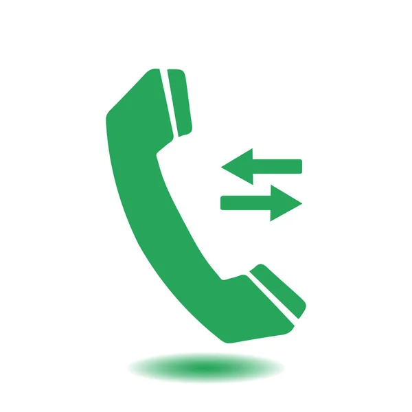 Telefoonpictogram Platte Ontwerpstijl Feedback Symbool — Stockvector