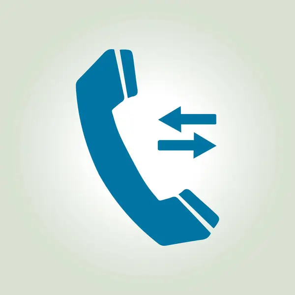 電話のアイコン フラットなデザイン スタイル フィードバック記号 — ストックベクタ