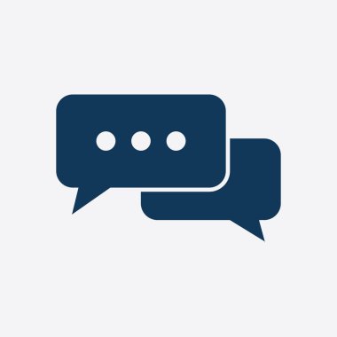 İletişim vektör çizim simgesi. Düz tasarım stili.