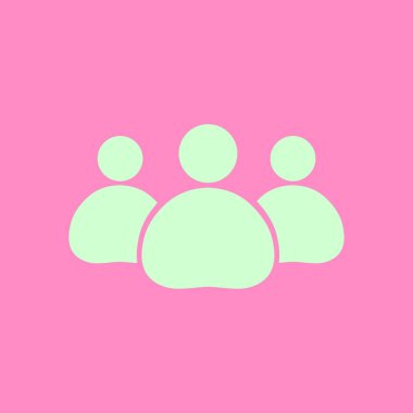 Takım iş simgesi. Ofis çalışanları ve iş takım.