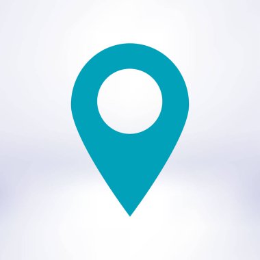 Basit gezinme simgesi, vektör illüstrasyonu