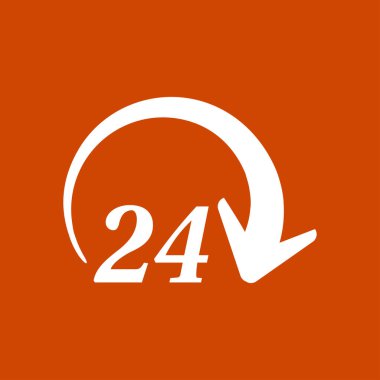 Saat saat etrafında bir gün simgesini açın. Rozet-saat çalışma süresi.