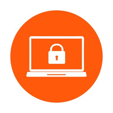 Internet güvenlik kavramı simgesi. Kimlik ve koruma simgesi.