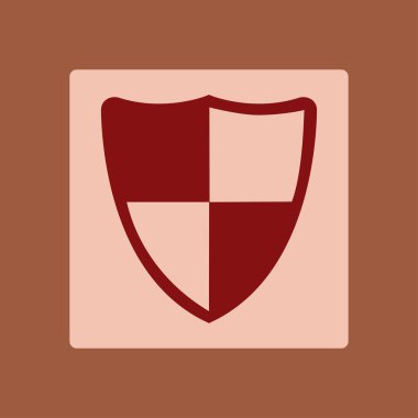 Kalkan kutsal kişilerin resmi. Koruma kavramı. Algılamak ve bilgisayar virüsleri yok etmek için tasarlanmış yazılım.