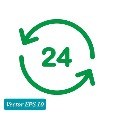 Saat saat etrafında bir gün simgesini açın. Rozet-saat çalışma süresi.