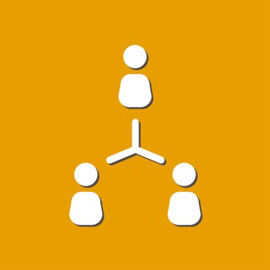 İletişim kavramı, vektör çizim basit simgesi