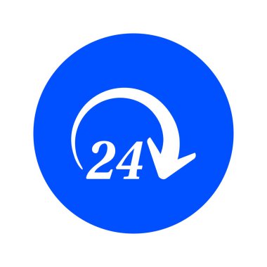 Saat saat etrafında bir gün simgesini açın. Rozet-saat çalışma süresi.