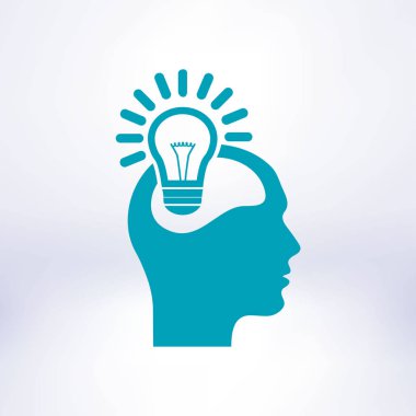 Yaratıcı fikirler ampul kavramı. Fikirler simgesi.