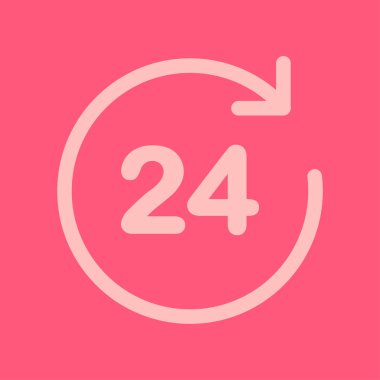 Saat saat etrafında bir gün simgesini açın..