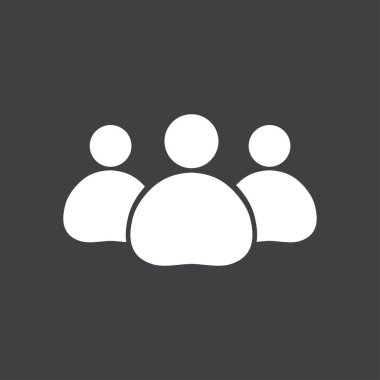 Takım iş simgesi. Ofis çalışanları ve iş takım.