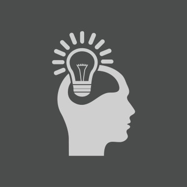 Ampul insan simgesi.