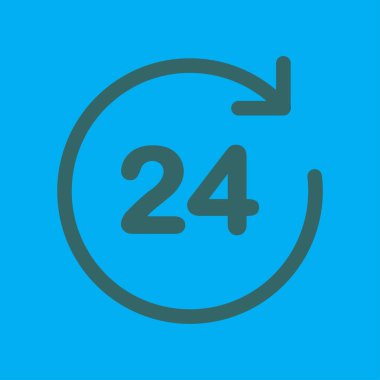 Saat saat etrafında bir gün simgesini açın..