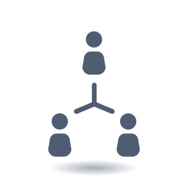 İletişim kavramı, vektör çizim basit simgesi