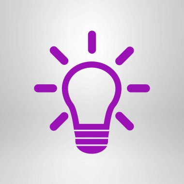 ışık lamba simgesi.