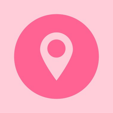 Basit gezinme simgesi, vektör illüstrasyonu