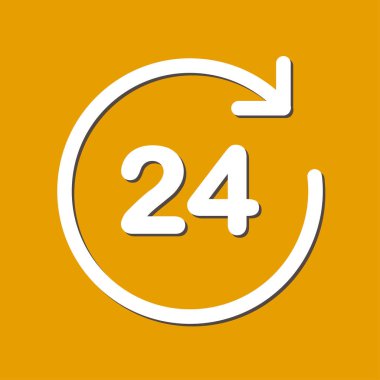 Saat saat etrafında bir gün simgesini açın..