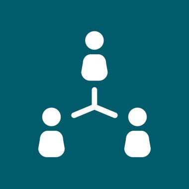 İletişim konsepti. Sosyal ağ tek simgesi. Küresel teknoloji İş dünyasındaki sosyal bağlantılar ağı.