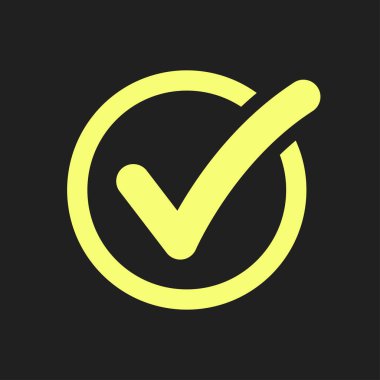 Liste düğme simgesini denetleyin. Onay işareti, yuvarlak işareti.