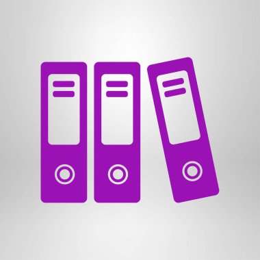 Evrak ve belgeler Office klasörler. Arşiv klasör simgesi. 