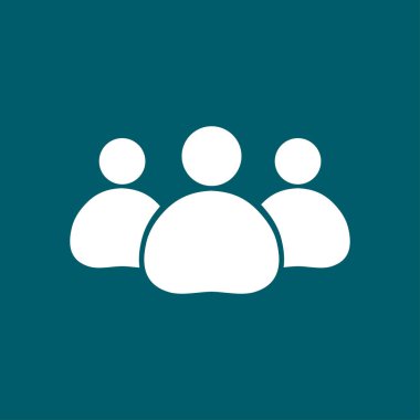 Takım iş simgesi. Ofis çalışanları ve iş takım.