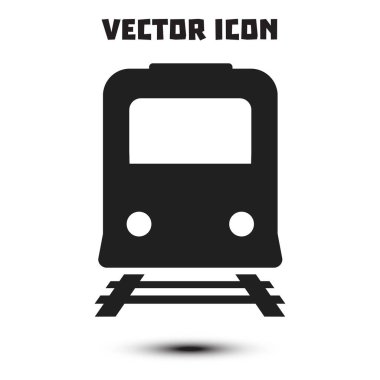 Tren simgesi. Metro sembolü. Tren istasyonu işareti.