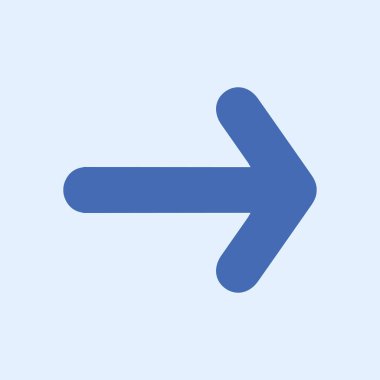 Ok simgesi. Kara navigasyonu için işaretçi yönünü.