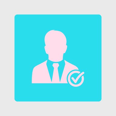 Kullanıcı işareti simgesi ekleyin. Arkadaş simgesi eklemek. Düz tasarım stili.