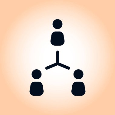 İletişim kavramı, vektör çizim basit simgesi