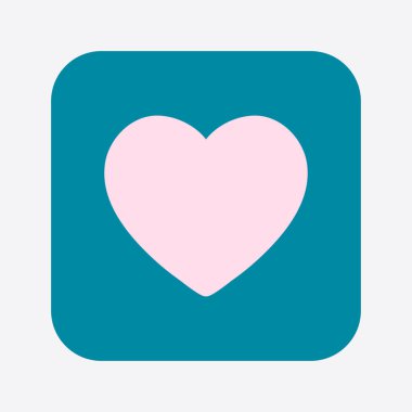 Sevgililer kalp simgesi. Aşk işareti. İçerik derecelendirme geliştirmek.