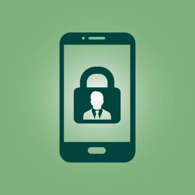 Internet güvenlik kavramı simgesi. Kimlik ve koruma simgesi.