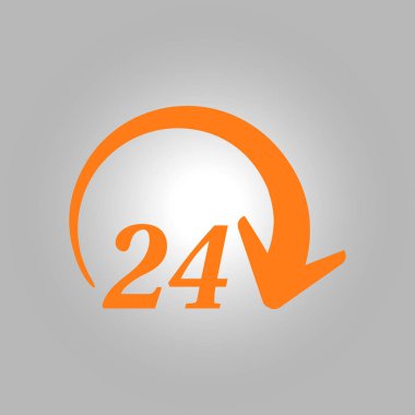 Saat saat etrafında bir gün simgesini açın. Rozet-saat çalışma süresi.