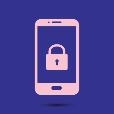 Internet güvenlik kavramı simgesi. Kimlik ve koruma simgesi.