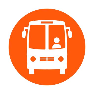 Otobüs simgesi. Lokomotif sembolü. Uluslararası Turizm trafik. Rahat Araçlar.