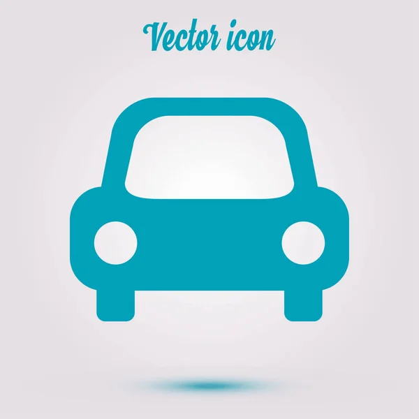 Icono Transporte Señal Coche Símbolo Transporte — Vector de stock