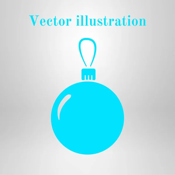 Icono Bolas Navidad Decoración Año Nuevo Todo Para Celebrar Año — Vector de stock