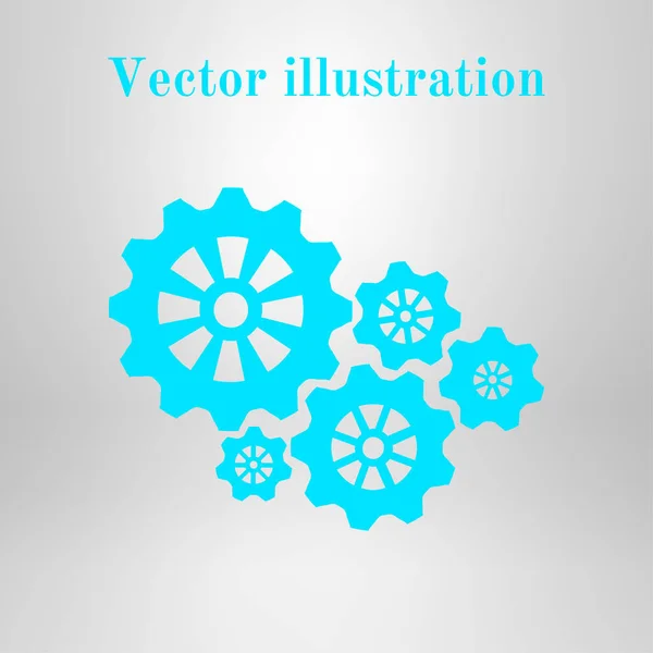 Icon Gears Gear Technical Icon — Stock Vector