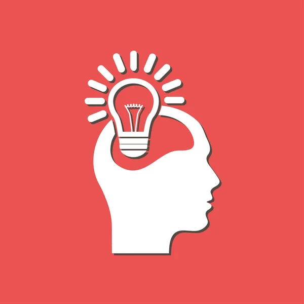 Creative Ideas Light Bulb Concept Ideas Icon — Stock Vector