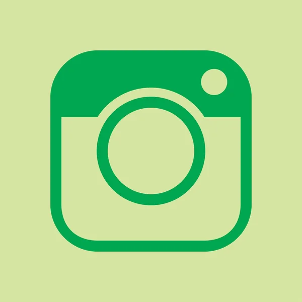照片相机图标 社交媒体签署辛博尔 时髦的相机 — 图库矢量图片