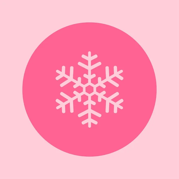 Icono Del Copo Nieve Decoración Año Nuevo Todo Para Celebrar — Vector de stock