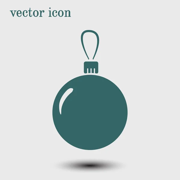 Icono Bolas Navidad Decoración Año Nuevo Todo Para Celebrar Año — Vector de stock