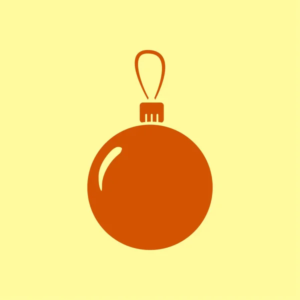 Icono Bolas Navidad Decoración Año Nuevo Todo Para Celebrar Año — Vector de stock