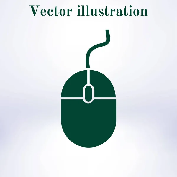 Icono Ilustración Del Vector Del Ratón — Archivo Imágenes Vectoriales