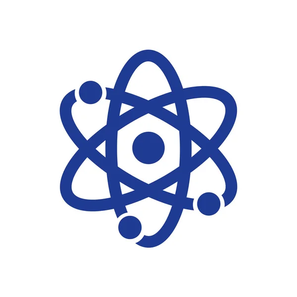 原子記号 原子部品のアイコン フラットなデザイン スタイル — ストックベクタ
