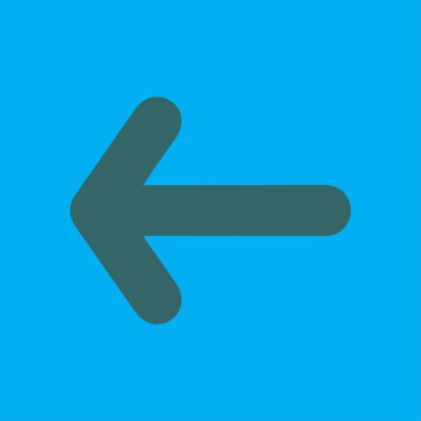 Ok simgesi. Kara navigasyonu için işaretçi yönünü.