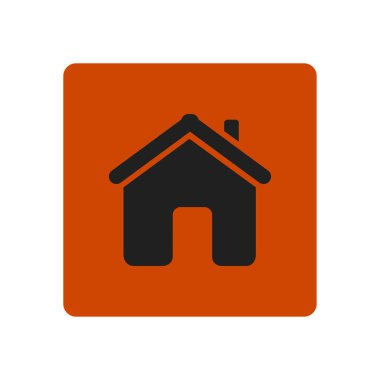 Düz tasarım stili vektör ev simgesini.